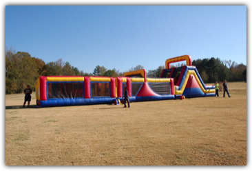 Swamp Camp Inflatable Obstacle Course