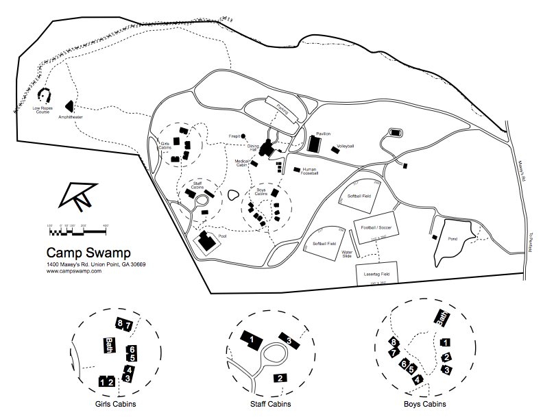 Swamp Camp Map