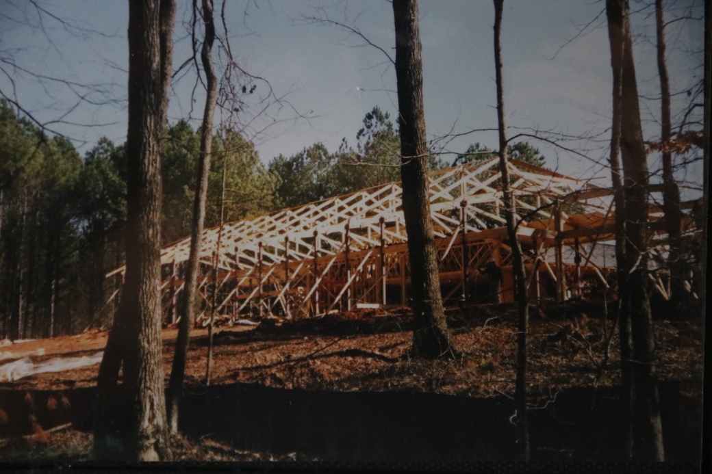 Swamp Camp Dining Hall Being Built