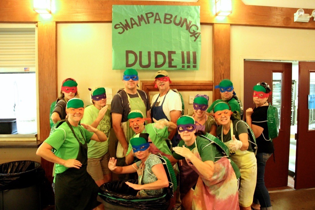 Swamp Camp Kitchen Volunteers